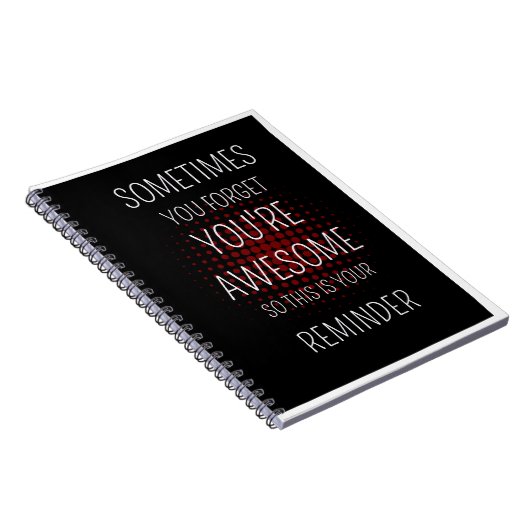 Soms vergeet je je Geweldige: een zachte herinneri Notitieboek (Rechterzijde)