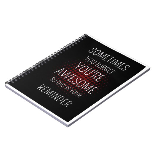 Soms vergeet je je Geweldige: een zachte herinneri Notitieboek (Linkerzijde)