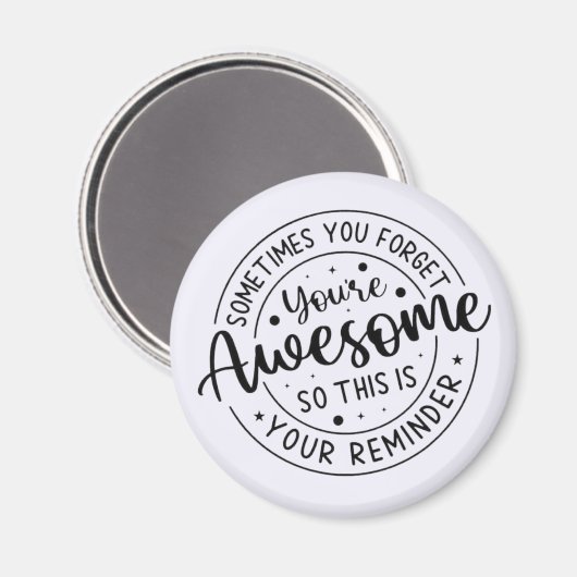 Soms vergeet je je Geweldige Magneet (Voorkant / Achterkant)