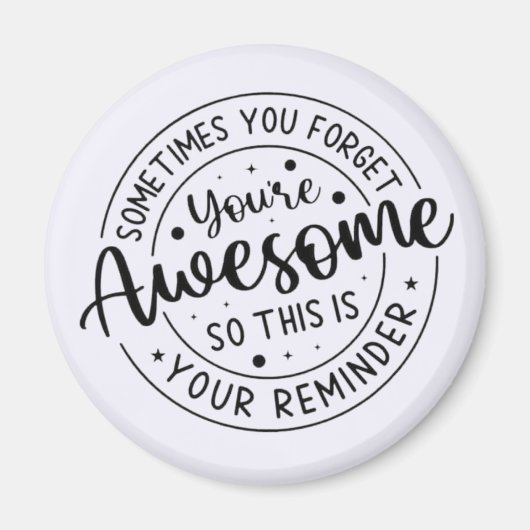 Soms vergeet je je Geweldige Magneet (Voorkant)