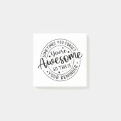 Soms vergeet je je Geweldige Post-it® Notes (Voorkant)