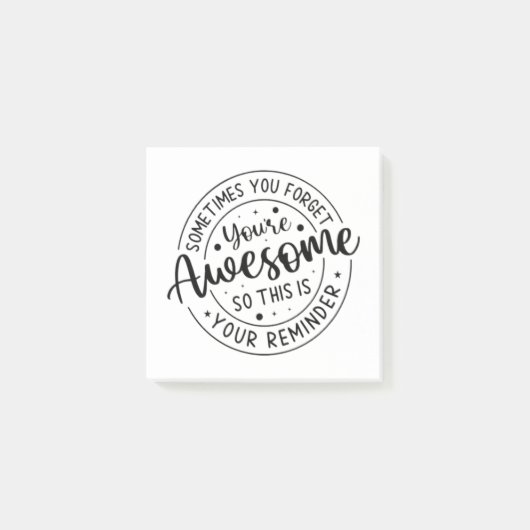 Soms vergeet je je Geweldige Post-it® Notes (Voorkant)