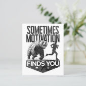 Soms vindt Motivation je grappig hardloopmotief (Staand voorkant)