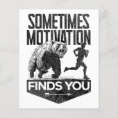 Soms vindt Motivation je grappig hardloopmotief (Achterkant)