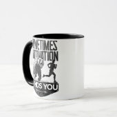 Soms vindt Motivation je grappig hardloopmotief Mok (Voorkant links)