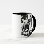 Soms vindt Motivation je grappig hardloopmotief Mok (Voorkant rechts)