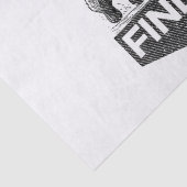 Soms vindt Motivation je grappig hardloopmotief Tissuepapier (Detail)