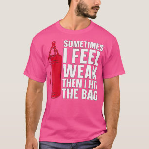 Soms voel ik me gevechtssport Kickboxer Love Kick T-shirt
