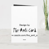 Soms voor altijd werkelijk zijn goede byes feestdagen kaart (Achterkant)