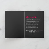 Soms voor altijd werkelijk zijn goede byes feestdagen kaart (Binnen)