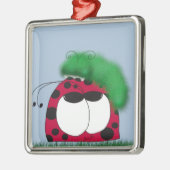Soms voorkomende Vrienden Ladybug en Caterstyle Metalen Ornament (Links)