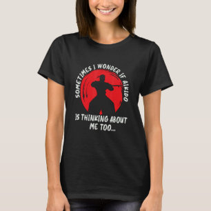 Soms vraag ik me af hoe martial Samurai sport vech T-shirt