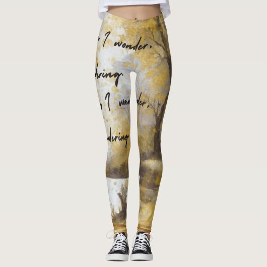 Soms vraag ik me af leggings (Voorkant)