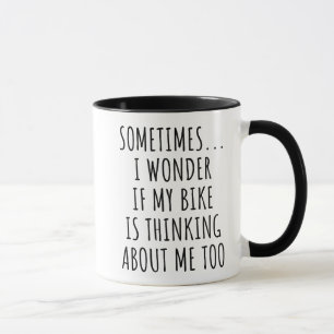 Soms vraag ik me af of mijn bike over mij denkt mok