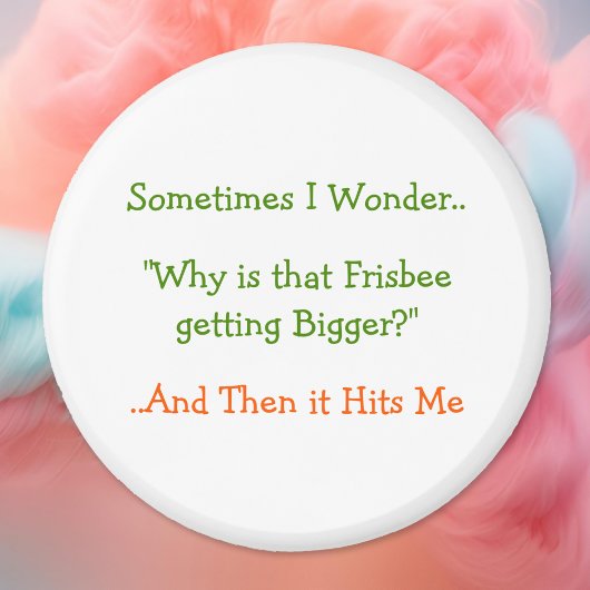 Soms vraag ik me af.. Waarom? Funny Fridge Magnet