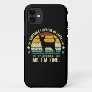 Soms vraag ik mijn gezondheid maar mijn Chihuahua Case-Mate iPhone Case