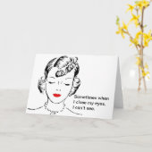 Soms wanneer I mijn ogen sluit, kan ik niet zien Kaart (Gele Bloem)