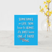 Soms was het een van die jaren. kaart (Gele Bloem)