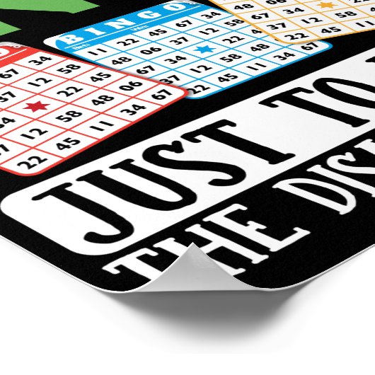 Soms wil ik graag Bingo Funny Lucky roepen Poster (Hoek)