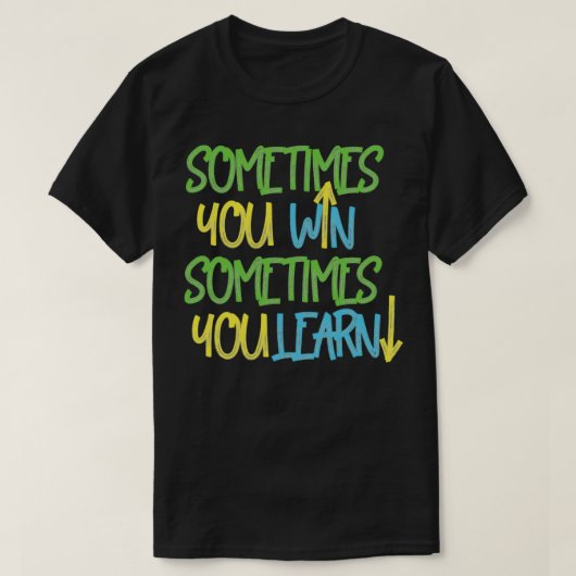 Soms win je soms 2 t-shirt (Design voorkant)