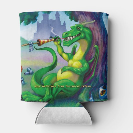 Soms wint de Draak Blikjeskoeler (Achterkant)