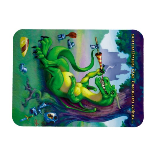 Soms wint de Draak Magneet (Horizontaal)