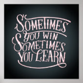 Soms wint u poster (Voorkant)