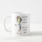 Soms word ik wakker van Grumpy! leuke gezegde cad Koffiemok (Links)