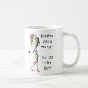 Soms word ik wakker van Grumpy!  leuke gezegde cad Koffiemok