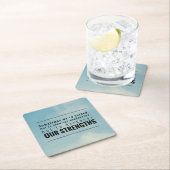 Soms worden we getest kartonnen onderzetters (Insitu)