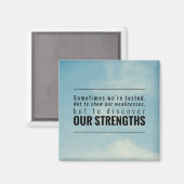 Soms worden we getest magneet (Voorkant / Achterkant)