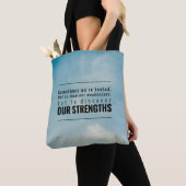 Soms worden we getest tote bag (Dichtbij)