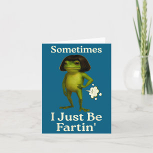 Soms zeg ik gewoon Furende Kikker Kikker en ik gli Kaart