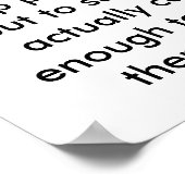 Soms zetten we muren op, niet om mensen te houden. poster (Hoek)