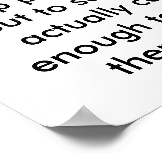 Soms zetten we muren op, niet om mensen te houden. poster (Hoek)