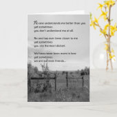 Soms zijn we niet eens vrienden... Relaties Kaart (Gele Bloem)