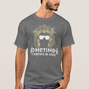 Soms zingt het in april prins Memorial T-shirt