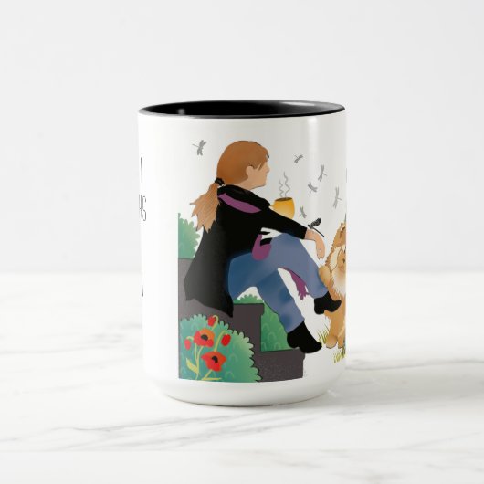 SOMS ZITTEN IK EN DENKEN DAT KIJK - kies stijl M Mok (Midden)