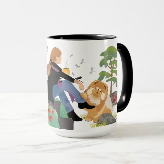 SOMS ZITTEN IK EN DENKEN DAT KIJK - kies stijl M Mok (Voorkant rechts)