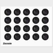 Soms zul je nooit Alzheimer Awareness kennen Ronde Sticker (Vel)
