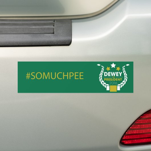 #somuchpee bumper sticker (Op auto)