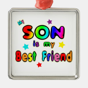 Son Best Friend Metalen Ornament