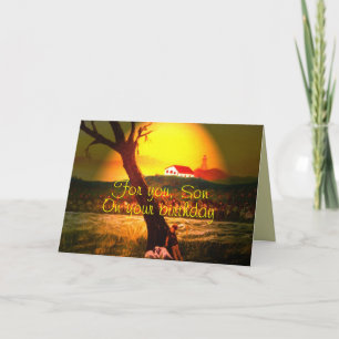 Son Birthday Card Kaart