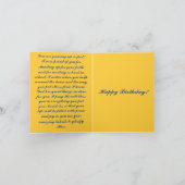 Son Birthday Card Kaart (Binnen)