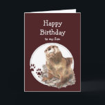 Son Birthday Otter Funny Animal Custom Text Kaart<br><div class="desc">Fijne verjaardag Zoon van degene van wie ik hou als geen "otter" Humoureuze en leuke Birthday-kaart voor de zoon die je liefhebt en die van dieren en/of otters houdt. Cute Waterverf Otter Animal,  Wildlife,  Natuur</div>