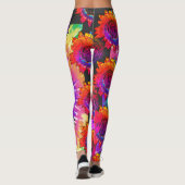 "[SON]bloemkracht" heldere stropdas-kleurige zonne Leggings (Achterkant)