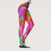 "[SON]bloemkracht" heldere stropdas-kleurige zonne Leggings (Rechts)
