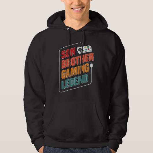 Son Brother Gaming Legend  1 Hoodie (Voorkant)