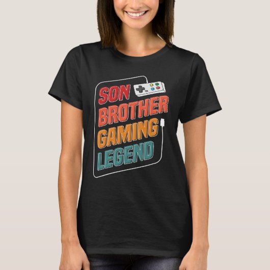 Son Brother Gaming Legend  1 T-shirt (Voorkant)