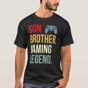 Son Brother Gaming Video Gamer T-shirt